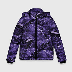 Куртка зимняя для мальчика Лиловая текстура, цвет: 3D-красный