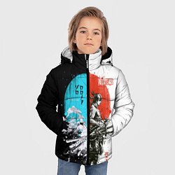 Куртка зимняя для мальчика Зоро в инверсии - One Piece, цвет: 3D-черный — фото 2