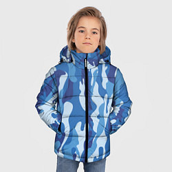 Куртка зимняя для мальчика Blue military, цвет: 3D-красный — фото 2