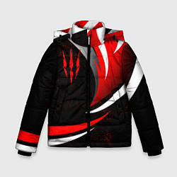 Куртка зимняя для мальчика Ведьмак - спортивная униформа, цвет: 3D-красный