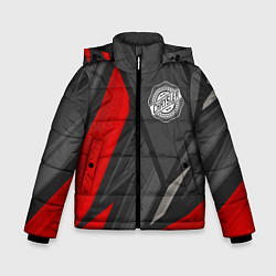 Куртка зимняя для мальчика Chrysler sports racing, цвет: 3D-черный