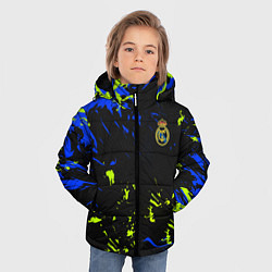 Куртка зимняя для мальчика Реал Мадрид фк, цвет: 3D-светло-серый — фото 2