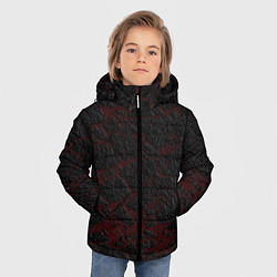 Куртка зимняя для мальчика Поток лавы, цвет: 3D-черный — фото 2