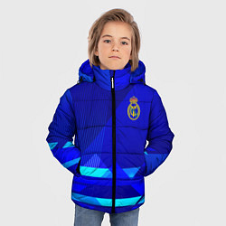 Куртка зимняя для мальчика Реал Мадрид фк эмблема, цвет: 3D-черный — фото 2