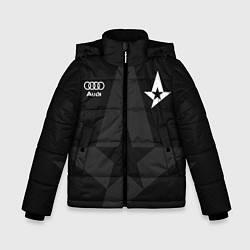 Куртка зимняя для мальчика Форма Astralis black, цвет: 3D-светло-серый