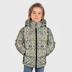 Куртка зимняя для мальчика Царские узоры, цвет: 3D-черный — фото 2