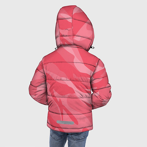 Зимняя куртка для мальчика Pink military / 3D-Светло-серый – фото 4