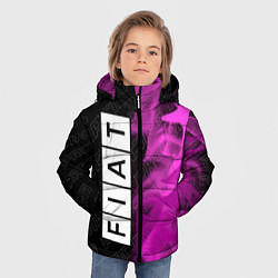 Куртка зимняя для мальчика Fiat pro racing: по-вертикали, цвет: 3D-черный — фото 2