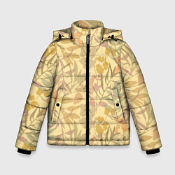 Куртка зимняя для мальчика Nature pattern, цвет: 3D-светло-серый