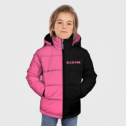 Куртка зимняя для мальчика Blackpink- двойной, цвет: 3D-светло-серый — фото 2