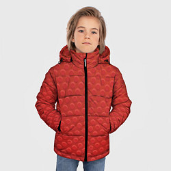Куртка зимняя для мальчика Дух баскетбола, цвет: 3D-красный — фото 2