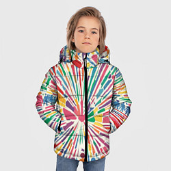 Куртка зимняя для мальчика Цветные будни, цвет: 3D-красный — фото 2