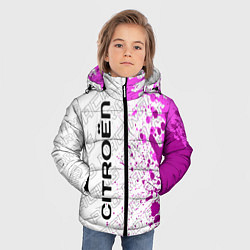 Куртка зимняя для мальчика Citroen pro racing: по-вертикали, цвет: 3D-черный — фото 2
