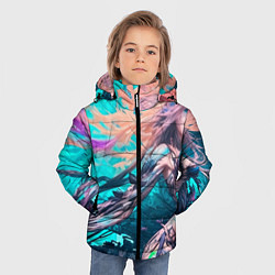 Куртка зимняя для мальчика Лига стихий, цвет: 3D-черный — фото 2