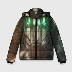 Куртка зимняя для мальчика Атака Титанов Eren Yaeger, цвет: 3D-светло-серый