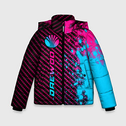 Зимняя куртка для мальчика Daewoo - neon gradient: по-вертикали