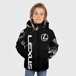 Куртка зимняя для мальчика Lexus - minimalism, цвет: 3D-черный — фото 2
