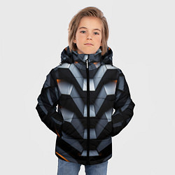 Куртка зимняя для мальчика Объемная конструкция, цвет: 3D-красный — фото 2