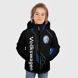 Куртка зимняя для мальчика Volkswagen - blue technology, цвет: 3D-черный — фото 2