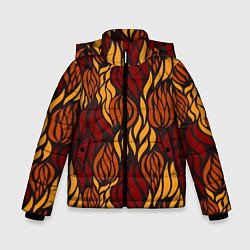 Зимняя куртка для мальчика Hot Flames - паттерн