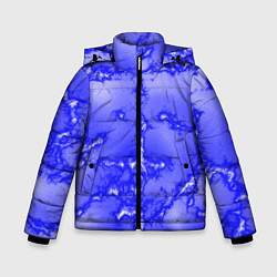 Зимняя куртка для мальчика Темно-синий мотив