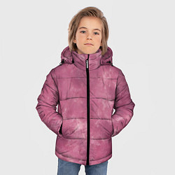 Куртка зимняя для мальчика Текстура родонита, цвет: 3D-светло-серый — фото 2