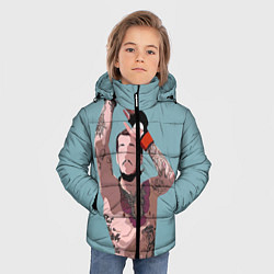 Куртка зимняя для мальчика Suga sean omelly, цвет: 3D-светло-серый — фото 2