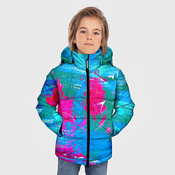 Куртка зимняя для мальчика Голубая поляна, цвет: 3D-красный — фото 2