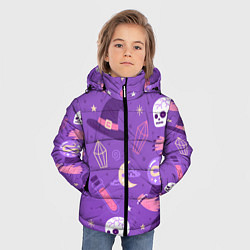 Куртка зимняя для мальчика Ведьмин узор, цвет: 3D-красный — фото 2