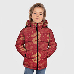 Куртка зимняя для мальчика The chinese dragon pattern, цвет: 3D-черный — фото 2