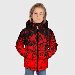 Куртка зимняя для мальчика Ссср в красках серп и молот, цвет: 3D-черный — фото 2