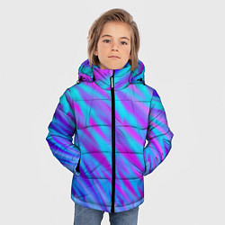 Куртка зимняя для мальчика Зимние узоры, цвет: 3D-черный — фото 2