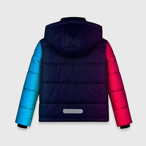 Зимняя куртка для мальчика Наса корп спейс / 3D-Красный – фото 2