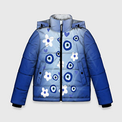 Куртка зимняя для мальчика Незабудка, цвет: 3D-черный