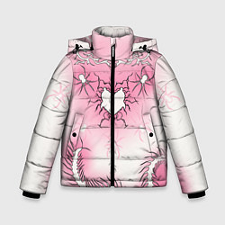 Куртка зимняя для мальчика Сердце сколопендры, цвет: 3D-черный