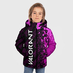 Куртка зимняя для мальчика Valorant pro gaming по-вертикали, цвет: 3D-черный — фото 2