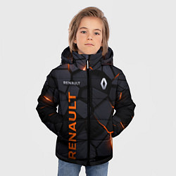 Куртка зимняя для мальчика Renault - плиты с эффектом свечения, цвет: 3D-черный — фото 2