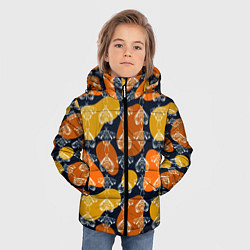Куртка зимняя для мальчика Волшебные мотыльки, цвет: 3D-черный — фото 2