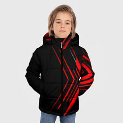 Куртка зимняя для мальчика Красные стрелки, цвет: 3D-красный — фото 2