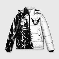 Куртка зимняя для мальчика Токийский мстители, цвет: 3D-черный