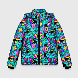 Куртка зимняя для мальчика Childrens music, цвет: 3D-светло-серый