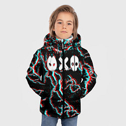 Куртка зимняя для мальчика Love death & robots strom, цвет: 3D-черный — фото 2
