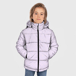 Куртка зимняя для мальчика Бледный паттерн контуров сердец, цвет: 3D-красный — фото 2