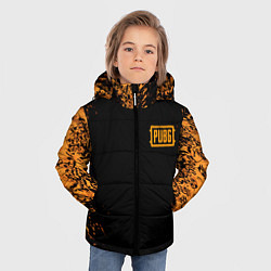 Куртка зимняя для мальчика Pubg ржавый метал стиль, цвет: 3D-черный — фото 2