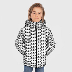 Куртка зимняя для мальчика BAP kpop steel pattern, цвет: 3D-черный — фото 2