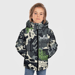 Куртка зимняя для мальчика Counter Strike go - pattern, цвет: 3D-черный — фото 2