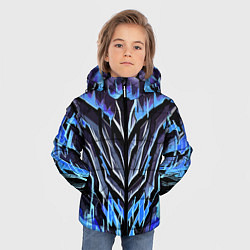 Куртка зимняя для мальчика Камень и синяя энергия, цвет: 3D-красный — фото 2