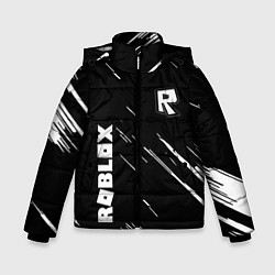 Куртка зимняя для мальчика Roblox текстура краски, цвет: 3D-черный