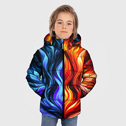 Куртка зимняя для мальчика Два огня, цвет: 3D-светло-серый — фото 2
