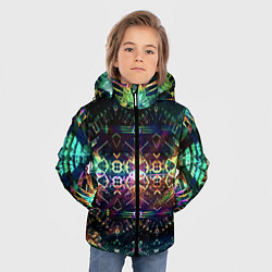 Куртка зимняя для мальчика Медитативный арт, цвет: 3D-красный — фото 2